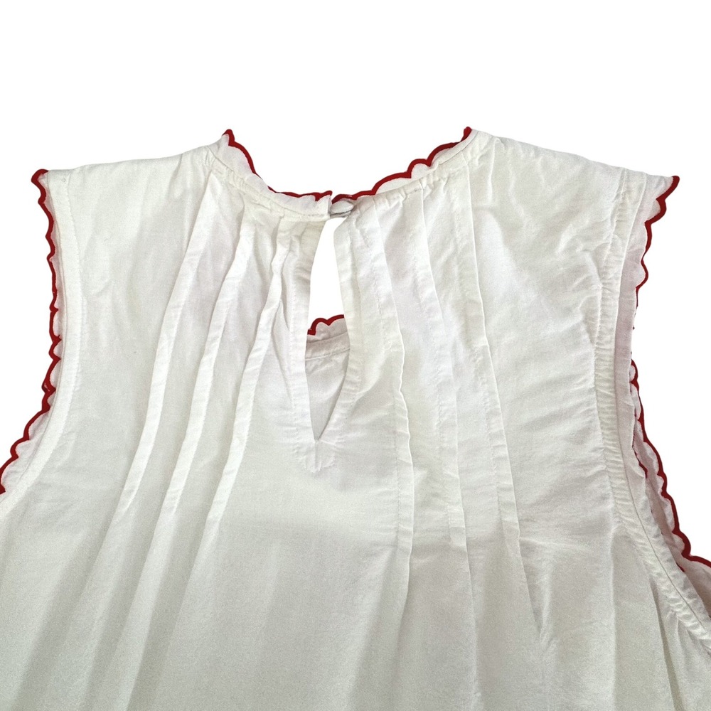 Ciao Lucia Ebba Dress White Cotton Silk Blend Small - Picture 6 of 11